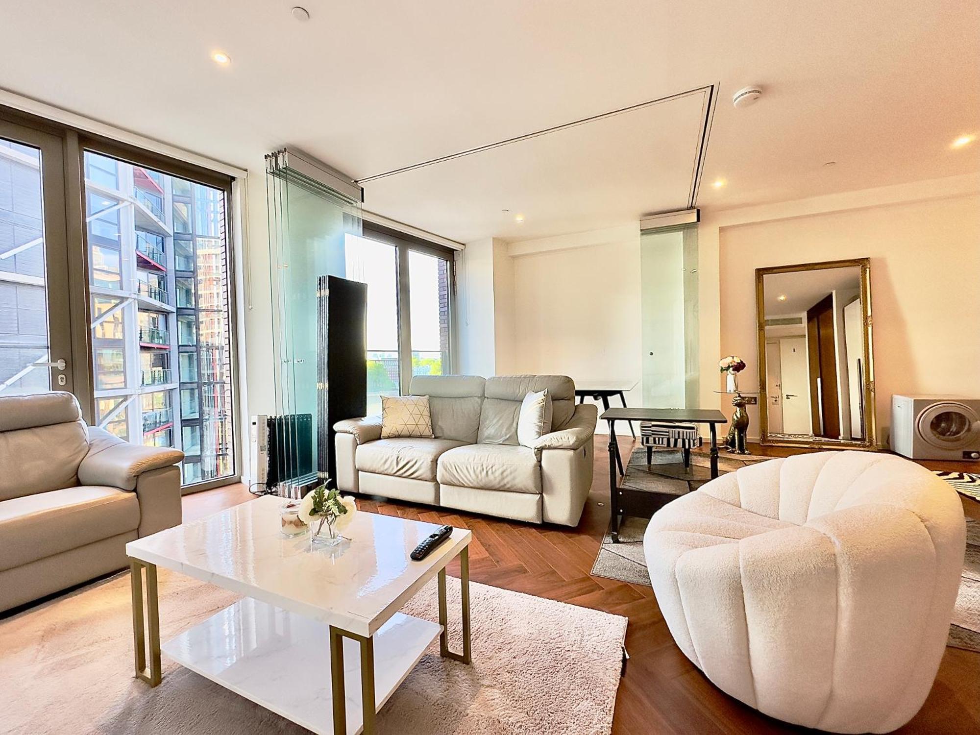 Lavish Penthouse River View Fast Wifi - Luxurylondonstays 외부 사진