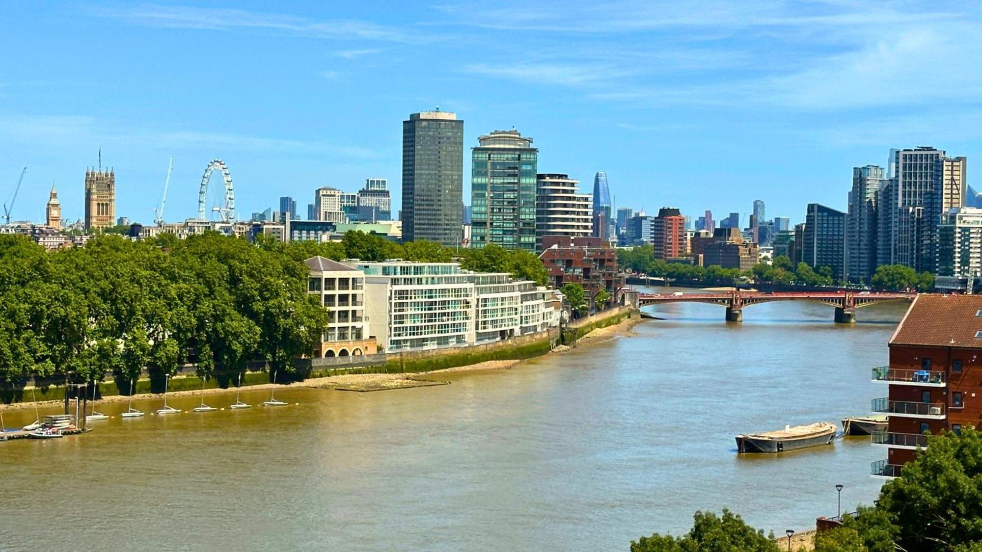 Lavish Penthouse River View Fast Wifi - Luxurylondonstays 외부 사진