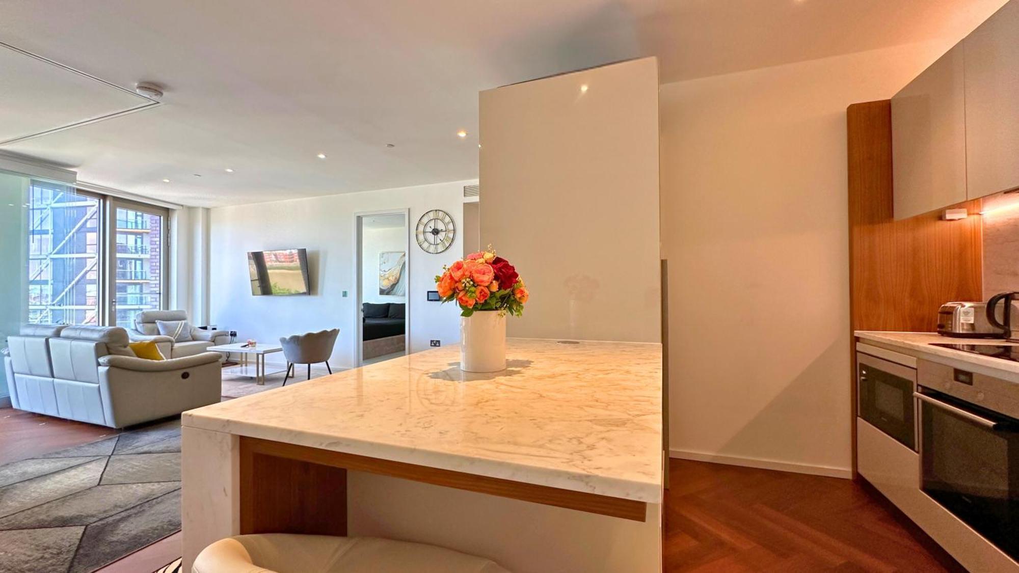 Lavish Penthouse River View Fast Wifi - Luxurylondonstays 외부 사진