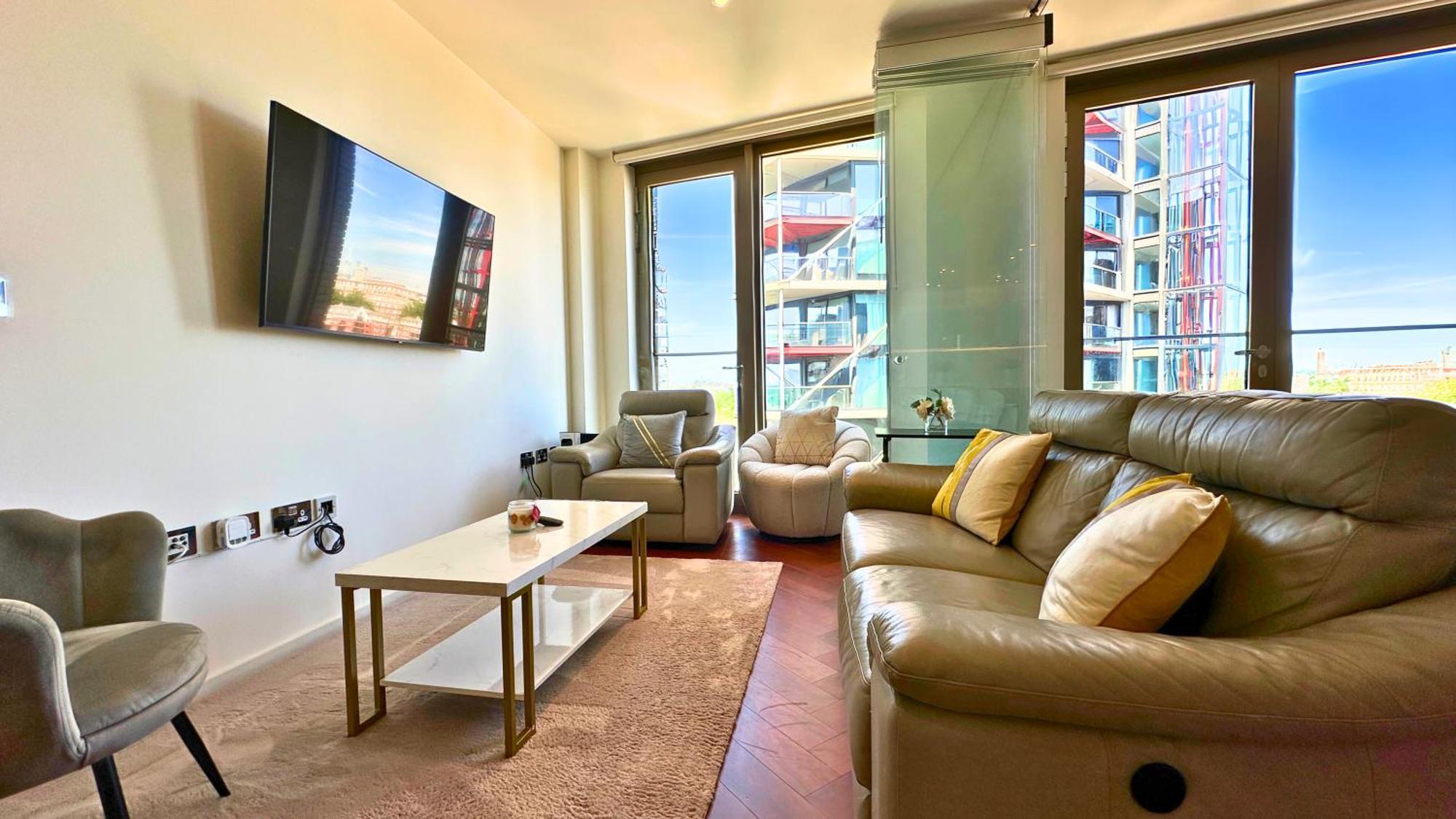 Lavish Penthouse River View Fast Wifi - Luxurylondonstays 외부 사진